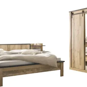 Home affaire Schlafzimmer-Set »SHERWOOD« 6 Stk. tlg. Liegefläche 180x200cm, Schrank 3-trg. 201cm breit Kostenloser Versand
