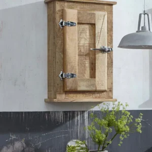 SIT Hängeschrank »Frigo« Mangoholz im Antik-Look mit Kühlschrankgriffen, Breite 45 cm Sonderangebot