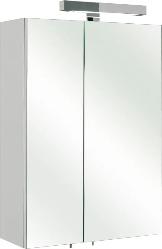 Preisreduziert Saphir Spiegelschrank »Quickset 311 Badschrank, 2 Spiegeltüren, 2 Einlegeböden, 50 cm breit« inkl. LED-Beleuchtung,Schalter-/Steckdosenkombination