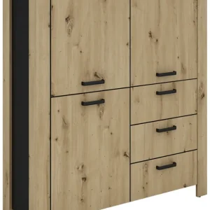 byLIVING Vitrine »Highboard Faro« 1 Stk. tlg. 3 Türen und 3 Schubkästen für maximale Ordnung, verschiedene Farben. Finale Aktion