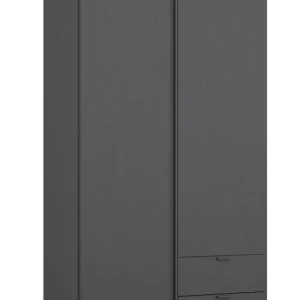 Versand Am Gleichen Tag rauch Drehtürenschrank »StyleUp« Typ Monochrome mit eleganten, langen Griffstangen in Schrankfarbe