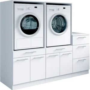 Geprüft Laundreezy Mehrzweckschrank-Set »Laundreezy, 3-tlg. Mehrzweckschrank-Set B/H/T 186/162/68 cm« 3 Stk. tlg.