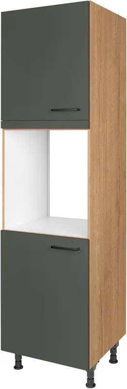 nobilia® Herdumbauschrank »"Easytouch", Ausrichtung wählbar, mit zwei zusätzlichen Türen,« vormontiert, Breite/Höhe: 60/167,8 cm Bestseller