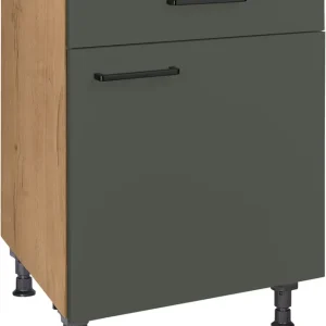 nobilia® Kochfeldumbauschrank »"Easytouch", mit Schukasten und Tür, Ausrichtung wählbar« vormontiert, Breite 60 cm Sonderaktion