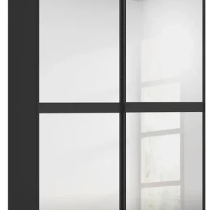 Abverkauf rauch Schwebetürenschrank »Kleiderschrank Schrank Garderobe Schlafzimmerschrank SCALE-LINE« edle Optik mit Bauchbinde in Korpusfarbe Spiegelfront MADE IN GERMANY