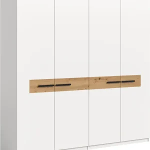 Home affaire Kleiderschrank »NIEL« BxH: 200x200 cm, 2 Kleiderstangen, 4 Einlegeböden, 1 Stk. tlg. Kleiderschrank, Schrank, Schlafzimmer, Jugendzimmer Bestpreis