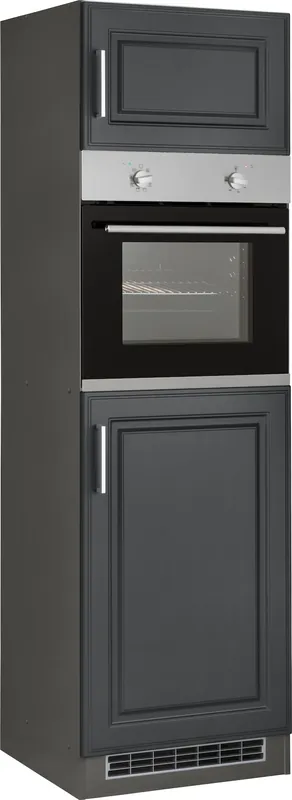 Saisonangebot KOCHSTATION Backofenumbauschrank »KS-Stockholm« 60 cm breit, hochwertige MDF-Fronten mit Fräsung