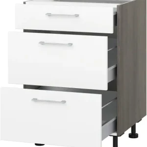 Bestseller KOCHSTATION Kochfeldumbauschrank »KS-Trea U2AS60-H« mit drei Schubkästen, Breite 60 cm, Höhe 75 cm