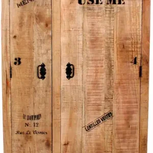 Neu SIT Garderobenschrank im Factory design, Breite 90 cm, Shabby Chic, Vintage