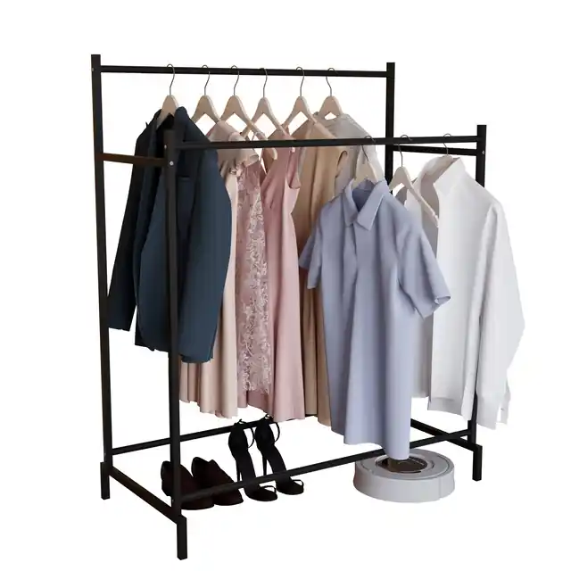 Expressversand VCM Kleiderschrank »Kleiderständer Kleiderregal Kleiderstange Labol L« 1 Stk. tlg.