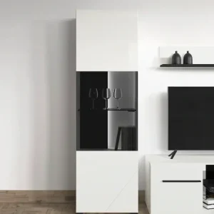 Schneller Versand INOSIGN Vitrine »Trentino« Höhe ca. 190 cm, Soft-Close-Funktion, Hochglanzfronten