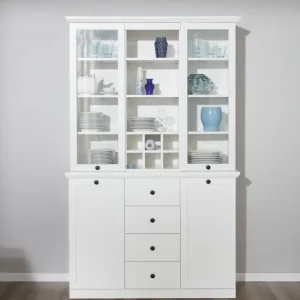 Nur Heute Home affaire Buffetaufsatz »Örebro« 1 Stk. tlg. Buffetaufsatz mit 2 Türen & 9 Fächern - (B/T/H) 119/36/106 cm