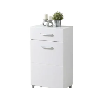 Markenprodukt INOSIGN Schuhschrank »Belfort, Schuhkommode, Schuhregal, Höhe 105 cm« in Opaque Weiß mit MDF-beschichtet Fronten, modernes Design