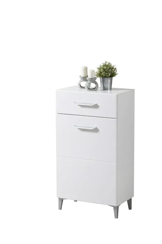 Markenprodukt INOSIGN Schuhschrank »Belfort, Schuhkommode, Schuhregal, Höhe 105 cm« in Opaque Weiß mit MDF-beschichtet Fronten, modernes Design