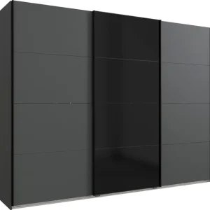 Wimex Schwebetürenschrank »Barcelona« mit Glaselementen auf der Mitteltür Schneller Versand