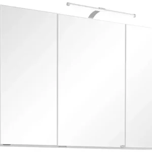 welltime Spiegelschrank »Florida« Breite 100 cm, mit LED-Beleuchtung Kostenloser Versand