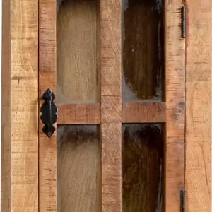 Nur Für Kurze Zeit SIT Hängeschrank mit schwarzem Aufdruck im Industrial-Stil