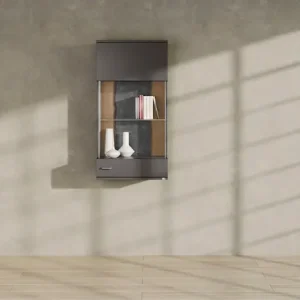 set one by Musterring Vitrine »TACOMA« Typ 21/22, Höhe 126,4 cm, mit getönter Glastür Gratis Versand