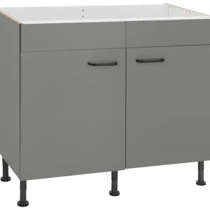 OPTIFIT Spülenschrank »Elga« mit Soft-Close-Funktion, höhenverstellbaren Füßen, Breite 100 cm Versand Am Gleichen Tag