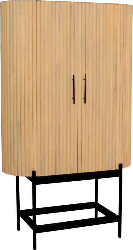 SIT Mehrzweckschrank 1 Stk. tlg. Lamellen-Design im Retro Stil Neue Ware