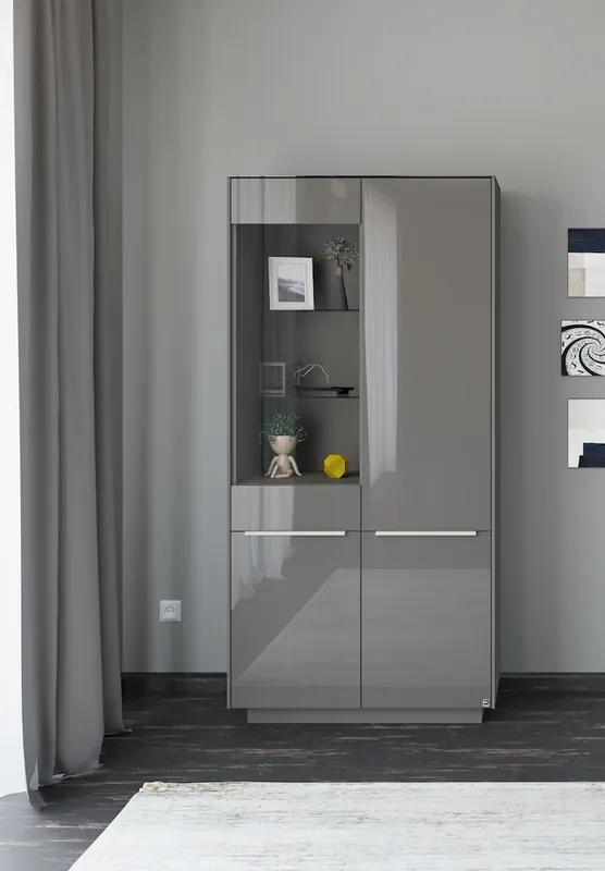 set one by Musterring Standvitrine »Reno« 1 Stk. tlg. Mit Sockel in diversen Farben, 193 cm Höhe & Farbauswahl Bestseller