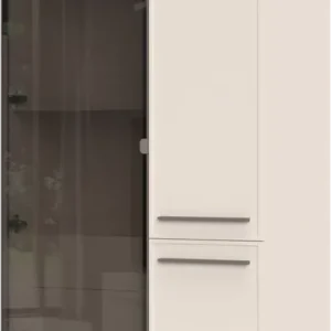 OTTO home Vitrine »Opera, Showcase mit Parsol-Sicherheitsglas im modernen Look« UV lackiert, Soft Close Funktion, Höhenverstellbare Füße Geprüft