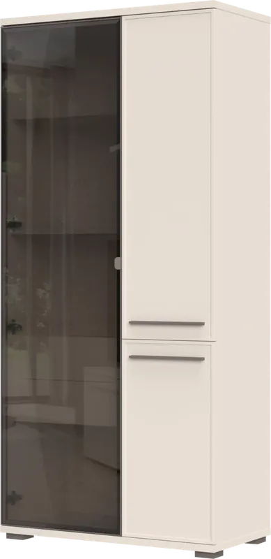 OTTO home Vitrine »Opera, Showcase mit Parsol-Sicherheitsglas im modernen Look« UV lackiert, Soft Close Funktion, Höhenverstellbare Füße Geprüft