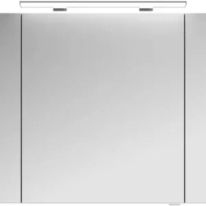 Neue Ware Saphir Badezimmerspiegelschrank »Serie 4010 Badezimmer-Spiegelschrank inkl. LED-Aufsatzleuchte« Badschrank 120 cm breit, 3 Türen, 6 Glas-Einlegeböden, inkl Türdämpfer