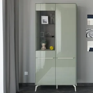 set one by Musterring Standvitrine »Reno« 1 Stk. tlg. Mit Winkelfuß in diversen Farben, 200 cm Höhe & Farbauswahl Abverkauf