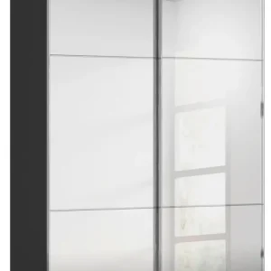 Letzte Chance rauch Schwebetürenschrank »Kleiderschrank Schrank Garderobe Schlafzimmerschrank SCALE-TRIO« edle dreigeteilte Front mit 2 Zierleisten Spiegelfront MADE IN GERMANY