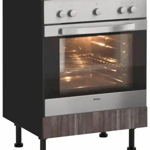 Kracherpreis wiho Küchen Herdumbauschrank »Nisos« 60 cm breit, mit verstellbaren Füßen, ohne Arbeitsplatte