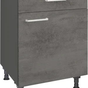 nobilia® Kochfeldumbauschrank »"Riva", mit Schukasten und Tür, Ausrichtung wählbar« vormontiert, Breite 60 cm Top-Seller