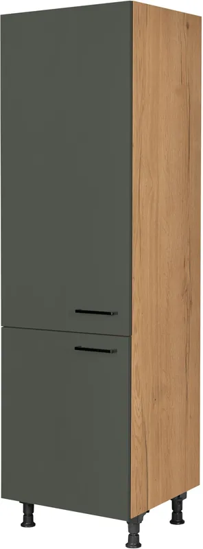 nobilia® Kühlumbauschrank »"Easytouch", mit zwei Türen und zusätzlichem Einlegeboden,« vormontiert, Ausrichtung wählbar, Breite/Höhe: 60/216,6 cm Aktuell