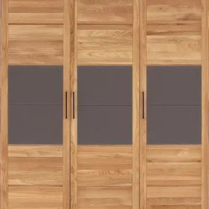 Home affaire Kleiderschrank »Chamara« aus massivem Eichenholz, in unterschiedlichen Breiten, Höhe 218 cm Neu Im Sortiment