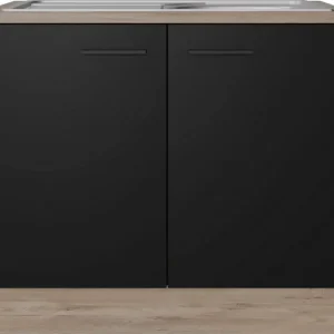 Sofort Bestellen Flex-Well Spülenschrank »Capri« 2 Stk. tlg. (B x H x T) 100 x 85 x 60 cm, inkl. Edelstahl-Einbauspüle