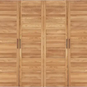 Preisknaller Home affaire Kleiderschrank »Chamara« aus massivem Eichenholz, in unterschiedlichen Breiten, Höhe 218 cm