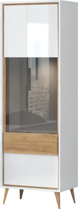 Neuheit OTTO home Vitrine »Vida« (H/B/T): 195/64/40cm,UV lackiert, hochglänzend, Soft-Close und Push-to-open Funktion