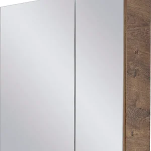 Saphir Spiegelschrank »Quickset 374 Badschrank, 2 Spiegeltüren, 2 Einlegeböden, 60 cm breit« inkl. LED-Beleuchtung, Türdämpfer, Schalter-/Steckdosenkombination Sale