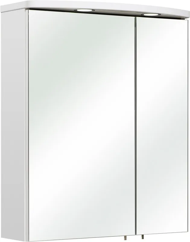 Saphir Badezimmerspiegelschrank »Spiegelschrank Serie 3006 inkl. LED-Beleuchtung, 2 Türen« Badschrank 60 cm breit, inkl. Steckdose und Türdämpfer Direkt Vom Hersteller