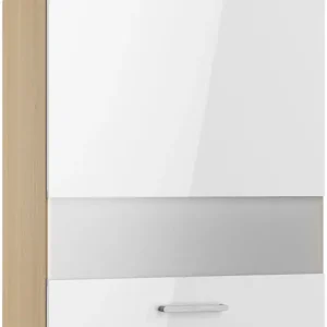 Geprüft KOCHSTATION Hängeschrank »KS-Lucy« Breite 60 cm, mit 1 Segmentglastür, 2 Einlegeböden, Soft-Close
