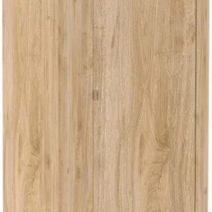 Home affaire Hochschrank »Murano, Stauraumschrank H 200 cm, B 80 cm, 1 Tür, Mehrzweckschrank« Formgebogenes MDF, Stirnseiten mit Rundung, Füße und Griffe aus Metall Top-Seller