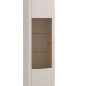 Home affaire Vitrine »Essex Vitrinenschrank, Glasschrank, Standvitrine, Highboard/Sideboard« Präzise Heißfolienprägung, Metallgriff, Eleganter Glasboden Meistverkauft