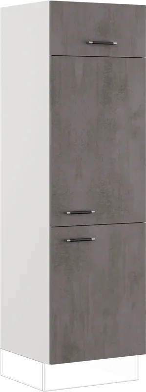 Aktuell IMPULS KÜCHEN Kühlumbauschrank »"Prag", Breite/Höhe: 60/190,7 cm« vormontiert, mit Drehtüren, mit verstellbarem Fachboden, mit Klapptür