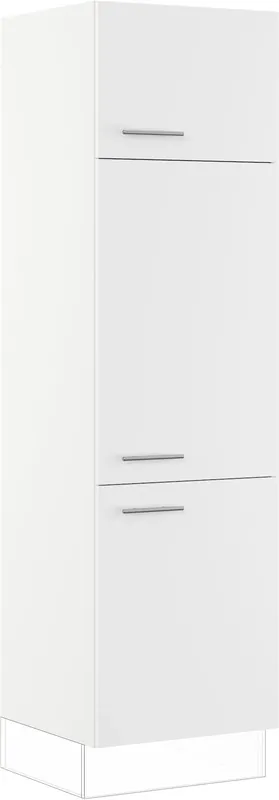 Jetzt Kaufen IMPULS KÜCHEN Kühlumbauschrank »"Valencia", Breite/Höhe: 60/205,1 cm« vormontiert, mit Drehtüren, mit verstellbarem Fachboden