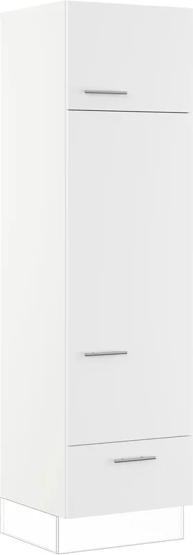 IMPULS KÜCHEN Kühlumbauschrank »"Valencia", Breite/Höhe: 60/205,1 cm, mit Soft-Close« vormontiert, mit Auszug, mit Drehtüren Zertifiziert