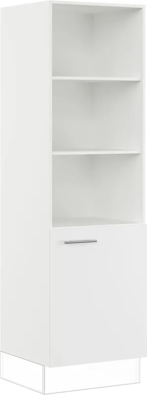 Sichere Zahlung IMPULS KÜCHEN Seitenschrank »"Valencia", Breite/Höhe: 60/190,7 cm« vormontiert, mit Drehtür, mit verstellbaren Fachböden