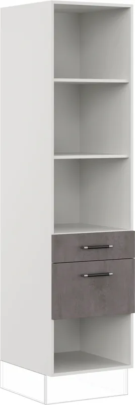 IMPULS KÜCHEN Seitenschrank »"Prag", Breite/Höhe: 50/190,7 cm, mit Soft-Close« vormontiert, mit Schubkasten, mit Auszug, mit verstellbaren Fachböden Begrenztes Angebot
