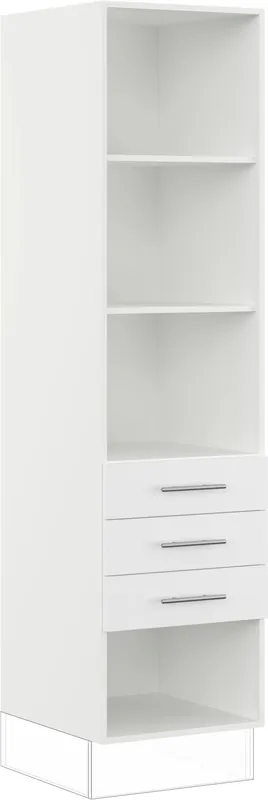 IMPULS KÜCHEN Seitenschrank »"Valencia", Breite/Höhe: 50/190,7 cm, mit Soft-Close« vormontiert, mit Schubkästen, mit verstellbaren Fachböden Mega-Angebot