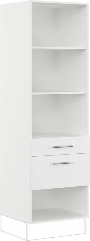 IMPULS KÜCHEN Seitenschrank »"Valencia", Breite/Höhe: 60/190,7 cm, mit Soft-Close« vormontiert, mit Schubkasten, mit Auszug, mit verstellbaren Fachböden Aktuell