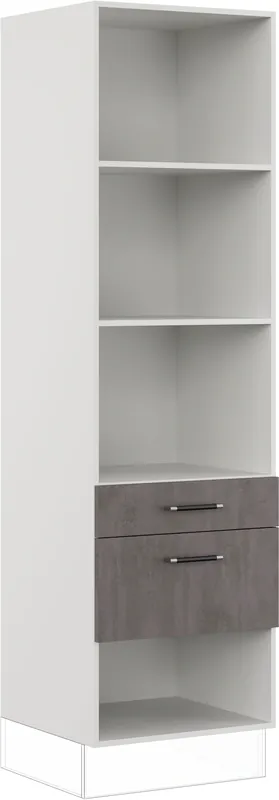 Preisreduziert IMPULS KÜCHEN Seitenschrank »"Prag", Breite/Höhe: 60/205,1 cm, mit Soft-Close« vormontiert, mit Schubkasten, mit Auszug, mit verstellbaren Fachböden